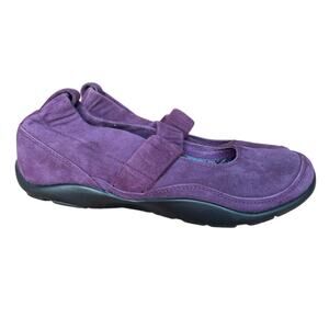 Dansko Soft Purple Suede Mary Janes "Chrissy" Style and Comfort size 7.5/EU 38
